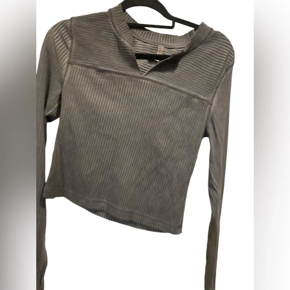 NWOT Free People flare pants and long sleeve top set Size L_2